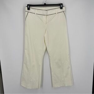 S&D Women’s High Rise Flare Leg White Dress Pants size 12